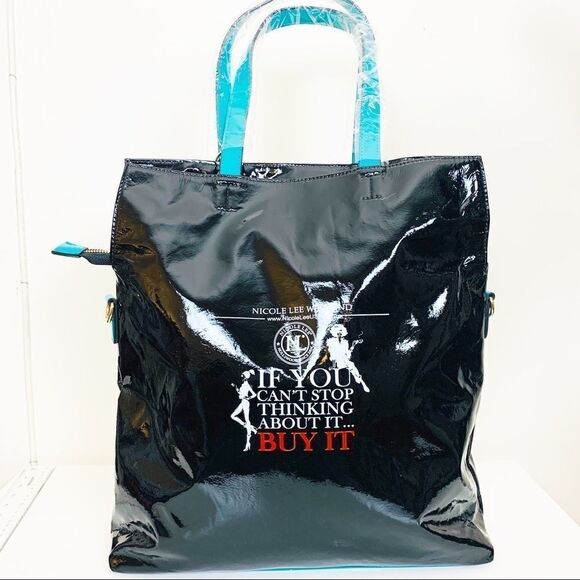 Nicole Lee URBAN CHIC FOLD-OVER HANDBAG - Picture 2 of 15